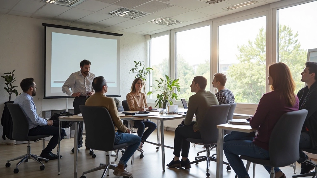 Deelnemers in een interactieve workshop over besluitvorming